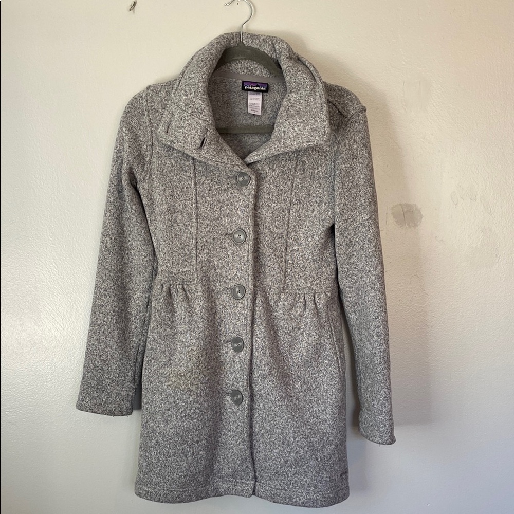 Patagonia Women’s Fleece Coat Button Front Small